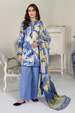 Ellena - 3-PC Unstitched Digital Printed Lawn Suit