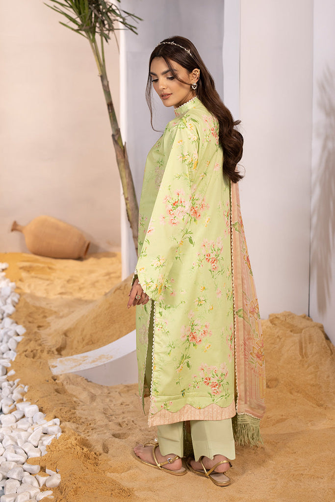 Ellena - 3-PC Unstitched Digital Printed Lawn Suit