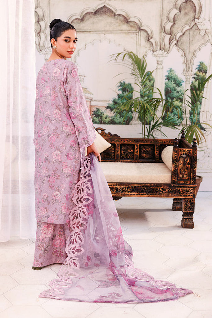 Ellena - 3-PC Unstitched Digital Printed Lawn Suit