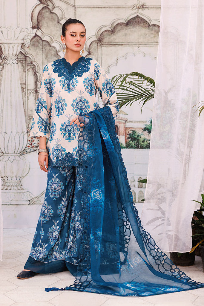 3-PC Unstitched Digital Printed Lawn Suit