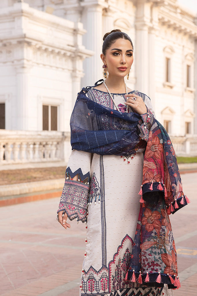 Ellena - 3-PC Unstitched Embroidered Lawn Suit