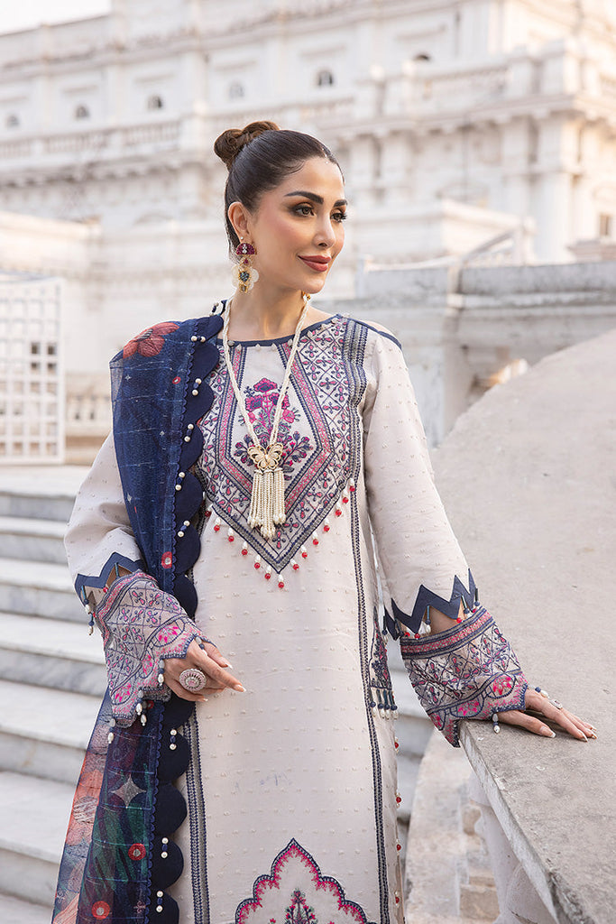 Ellena - 3-PC Unstitched Embroidered Lawn Suit