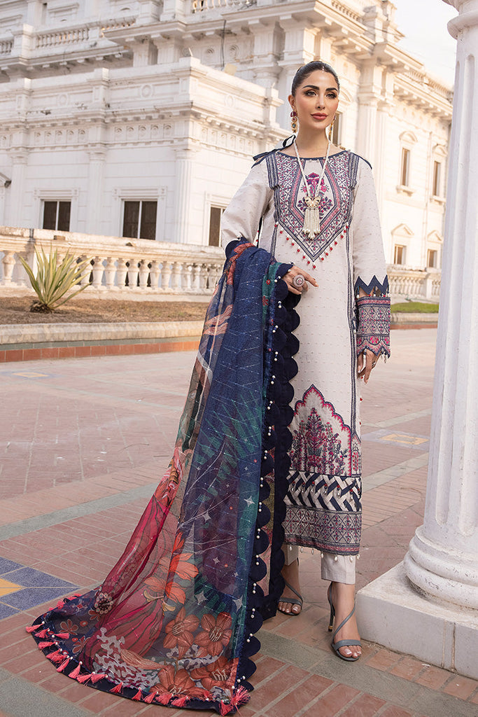 Ellena - 3-PC Unstitched Embroidered Lawn Suit