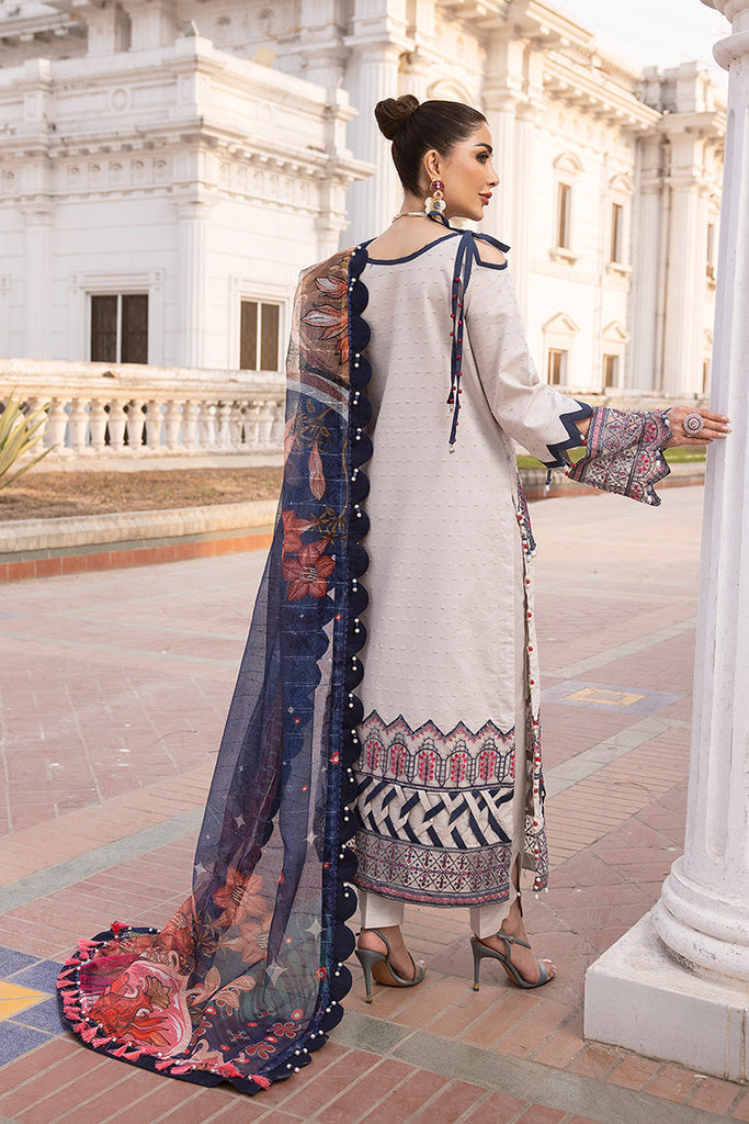 Ellena - 3-PC Unstitched Embroidered Lawn Suit