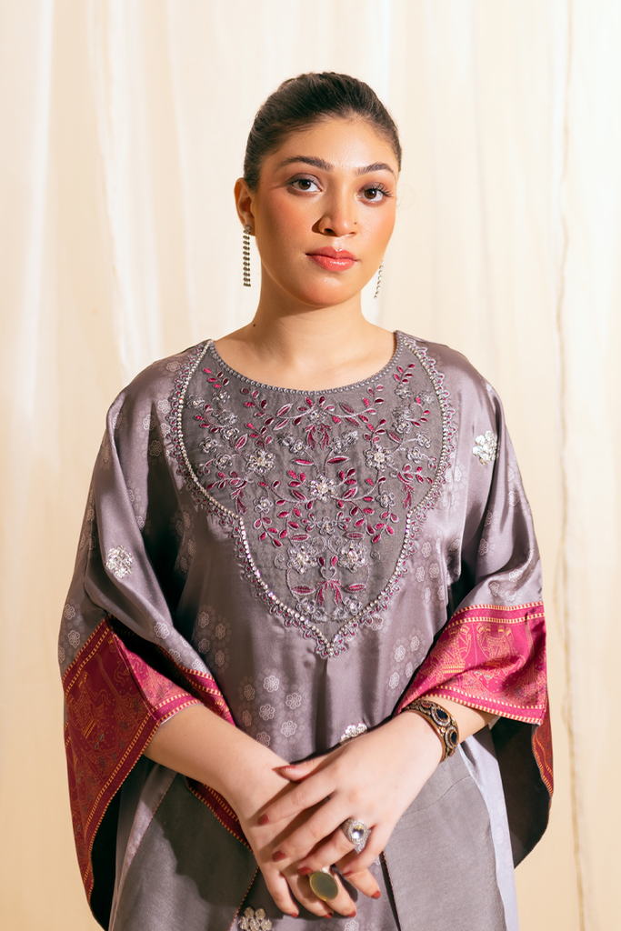 Fozia Khalid - Kaftaan Casual Pret Collection - Moonlit Kaftaan