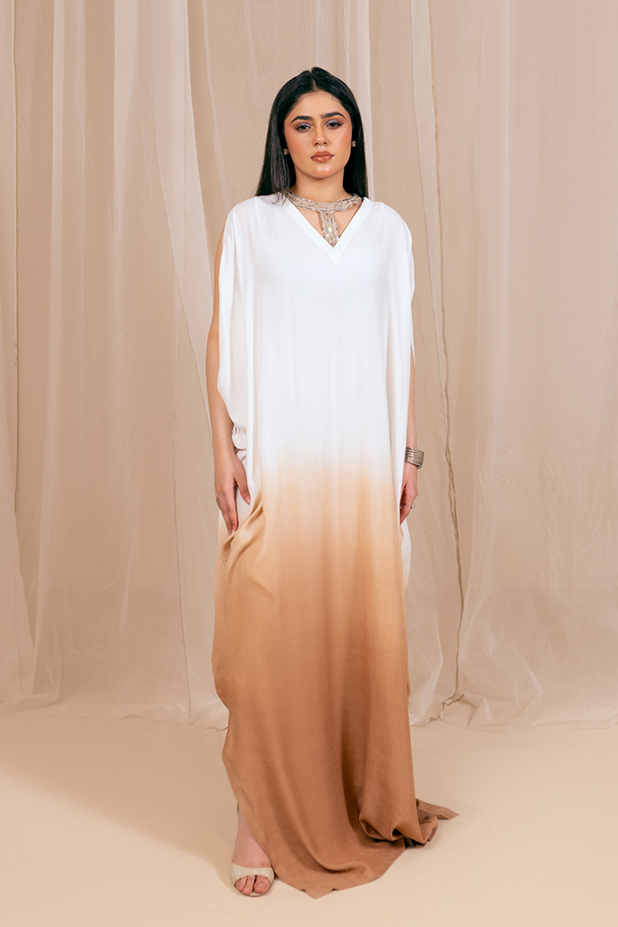 Fozia Khalid - Kaftaan Casual Pret Collection - Ombre Whisper