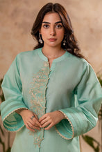 Load image into Gallery viewer, Fozia Khalid - FK Basics Collection - Aqua Mint Tunic