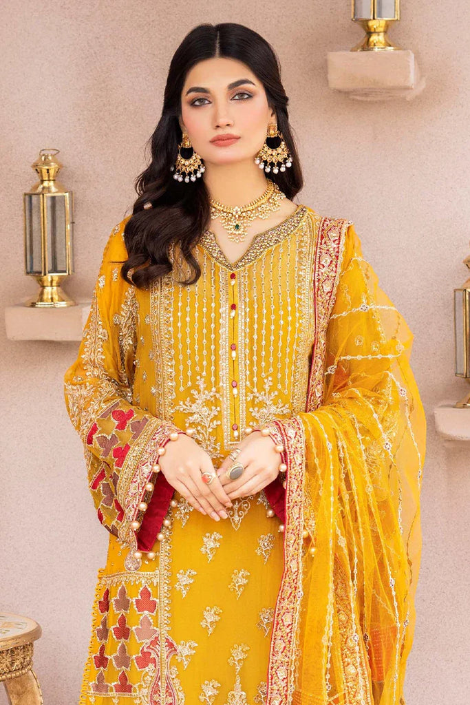 Adan's Libas - Gul-e-Ishtiaq Luxury Embroidered Chiffon - Paras