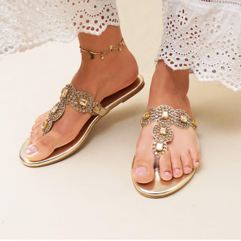 Selena Gold Slides