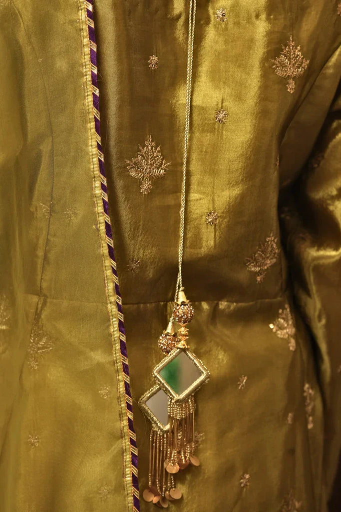 Emeralds - Embroidered Silk Festive Pret - Hara