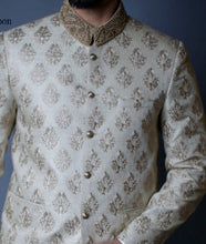 Load image into Gallery viewer, ER PC 2045 Gold Beige Hand Work Prince Coat