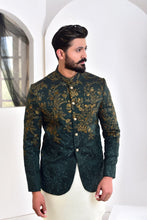 Load image into Gallery viewer, ER PC 2004 Green Copper Prince Coat For Mehndi