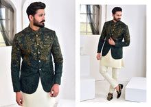 Load image into Gallery viewer, ER PC 2004 Green Copper Prince Coat For Mehndi