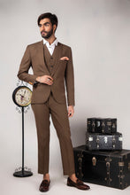 Load image into Gallery viewer, Oxford Lining Light Brown Suits For Men