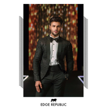 Load image into Gallery viewer, Charmingly EMbroided Shimmer Blazer For Men