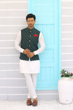 Load image into Gallery viewer, ER WC 1068 Green Waist Coat