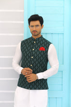 Load image into Gallery viewer, ER WC 1068 Green Waist Coat