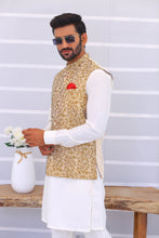 Load image into Gallery viewer, ER WC 2001 Golden Embroidered Waistcoat