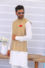 Load image into Gallery viewer, ER WC 2001 Golden Embroidered Waistcoat