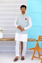 Load image into Gallery viewer, ER WC 1090 Men&#39;s Sky Blue Waist Coat