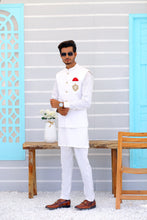 Load image into Gallery viewer, ER WC 1088 White Waistcoat Mens