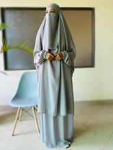 Load image into Gallery viewer, Alma Jilbab Set (Grey - Color)