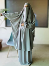 Load image into Gallery viewer, Alma Jilbab Set (Grey - Color)