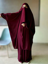 Load image into Gallery viewer, Alma Jilbab Set (Maroon - Color)