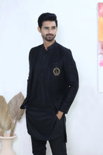 Load image into Gallery viewer, ER PC 3003 Black Front open Prince Coat For Men