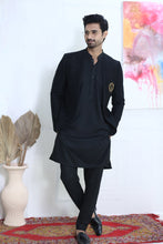 Load image into Gallery viewer, ER PC 3003 Black Front open Prince Coat For Men