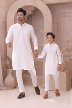 Load image into Gallery viewer, ER FS 8 Father And Son White Kurta