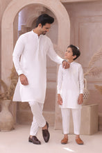 Load image into Gallery viewer, ER FS 8 Father And Son White Kurta