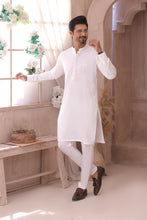 Load image into Gallery viewer, ER 701 White Kurta Pajama Design