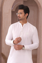 Load image into Gallery viewer, ER 701 White Kurta Pajama Design