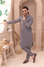 Load image into Gallery viewer, ER 691 Grey Men&#39;s Kurta Pajama