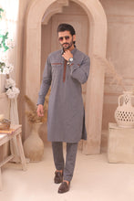 Load image into Gallery viewer, ER 691 Grey Men&#39;s Kurta Pajama