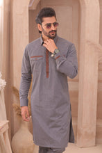 Load image into Gallery viewer, ER 691 Grey Men&#39;s Kurta Pajama