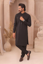 Load image into Gallery viewer, ER 706 Black Gents Pajama Kurta