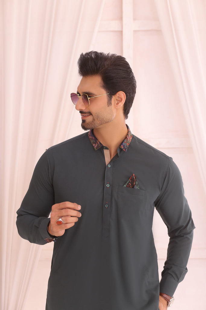 ER 690 Green Kurta Pajama For Men