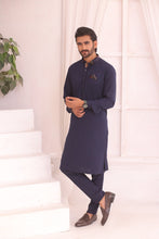 Load image into Gallery viewer, ER 689 Blue Kurta Pajama Man