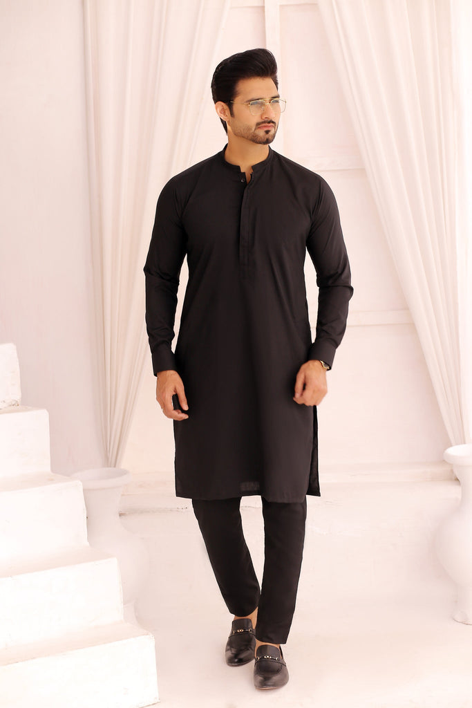 ER 694 Black Kurta Pajama