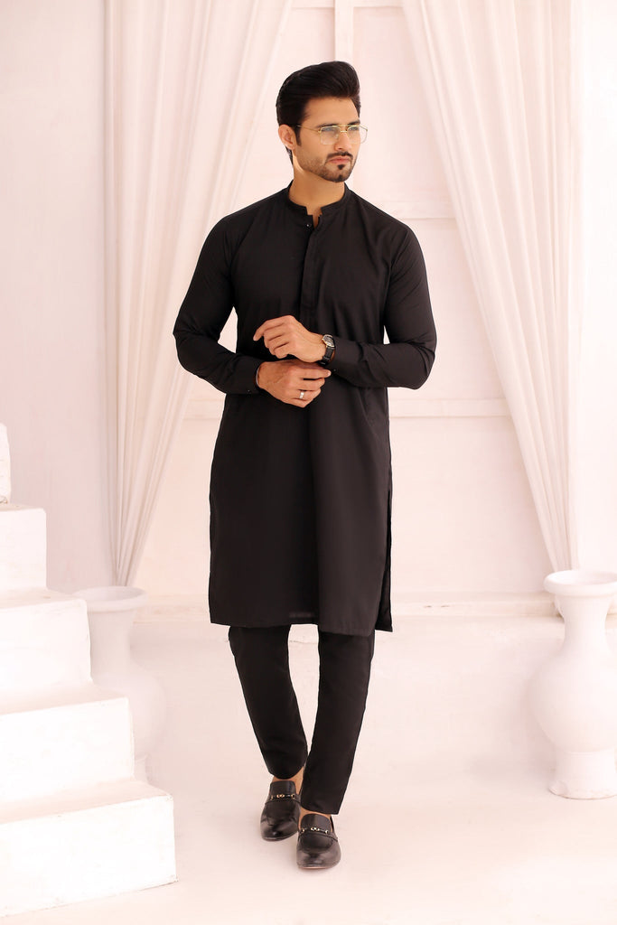 ER 694 Black Kurta Pajama