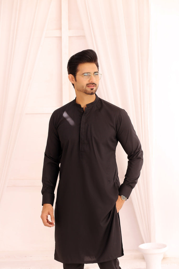 ER 694 Black Kurta Pajama