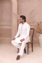 Load image into Gallery viewer, ER 698 White Shalwar Kameez For Man