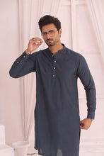 Load image into Gallery viewer, ER 705 Blue Kurta Pajama Mens Wear