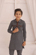 Load image into Gallery viewer, ER FS 10 Father And Son Grey Kurta Pajama