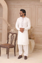 Load image into Gallery viewer, ER 702 Whitw Shalwar Kameez For Mens