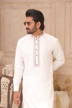 Load image into Gallery viewer, ER 702 White Shalwar Kameez For Mens