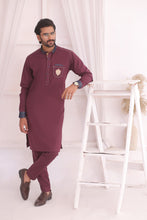 Load image into Gallery viewer, ER 685 Maroon kurta Pajama Dress