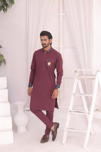 Load image into Gallery viewer, ER 685 Maroon kurta Pajama Dress